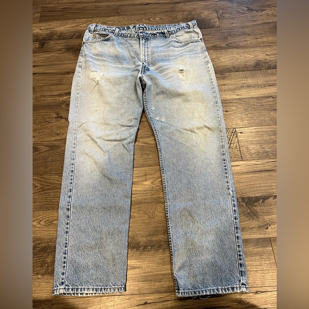 vintage 80’s levis orange tab 509 jeans Sz 42x32